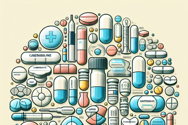 Cabergoline et possibilité d'association avec des antihistaminiques