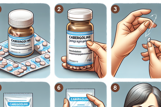 Comment conserver et prendre la cabergoline pour une efficacité maximale