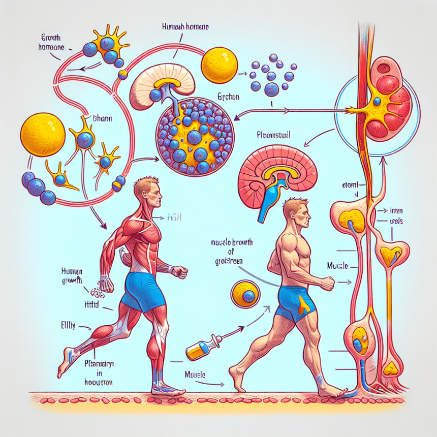 Mécanisme d'action de la HGH dans l'organisme du sportif