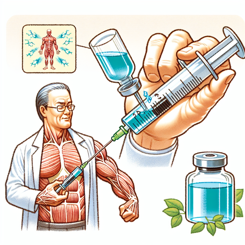 Utilisation d’Eau Germicide après des injections intramusculaires de Boldenone
