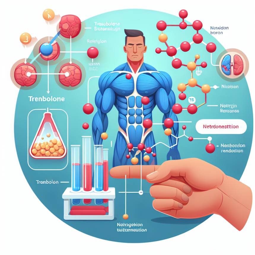 Comment le trenbolone affecte-t-il l'équilibre azoté dans l'organisme ?