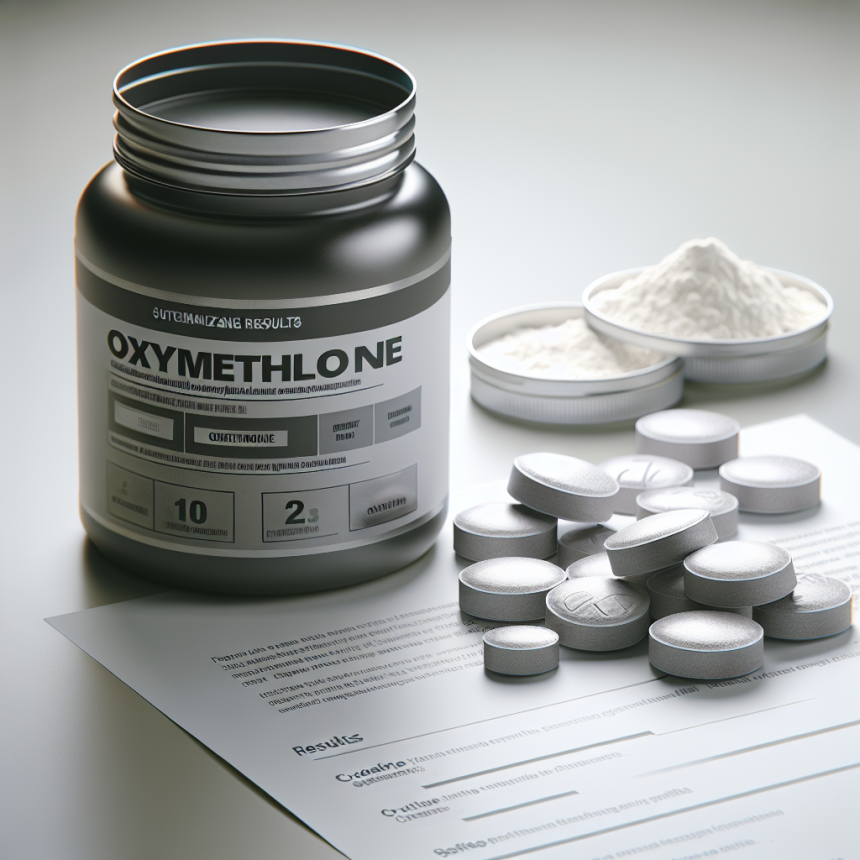 Comprimés d'oxymétholone en association avec la créatine : résultats et risques