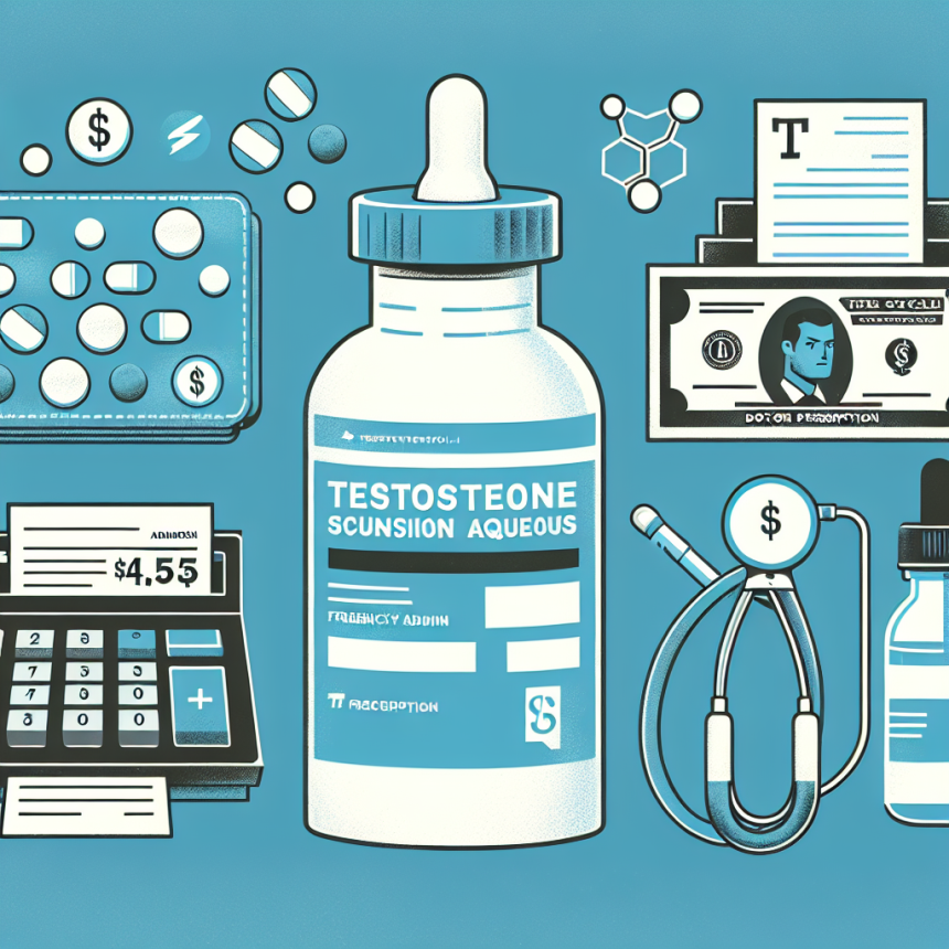 Coût du traitement avec Testosterone Suspension (Aqueuse)