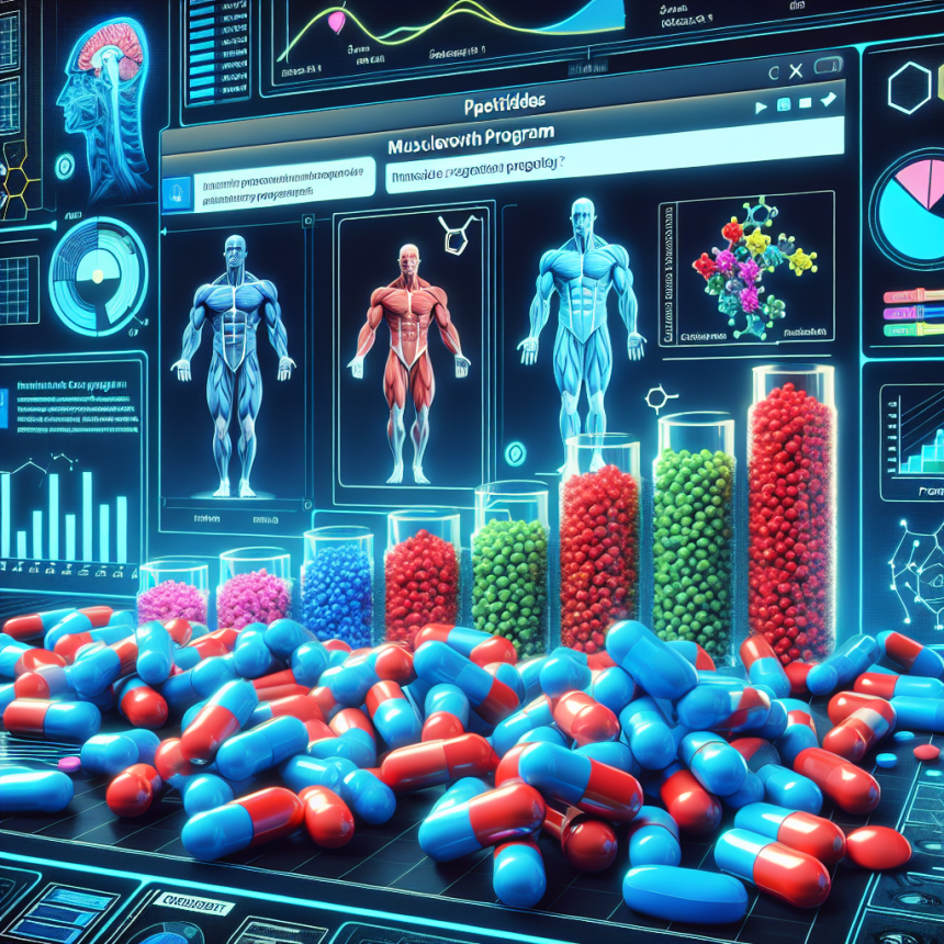 Les combinaisons de peptides dans les programmes de croissance de la masse musculaire
