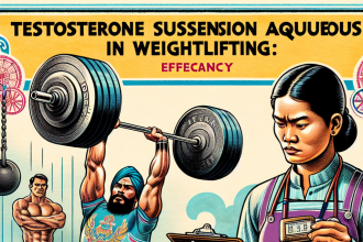Testosterone Suspension (Aqueuse) en haltérophilie : efficacité