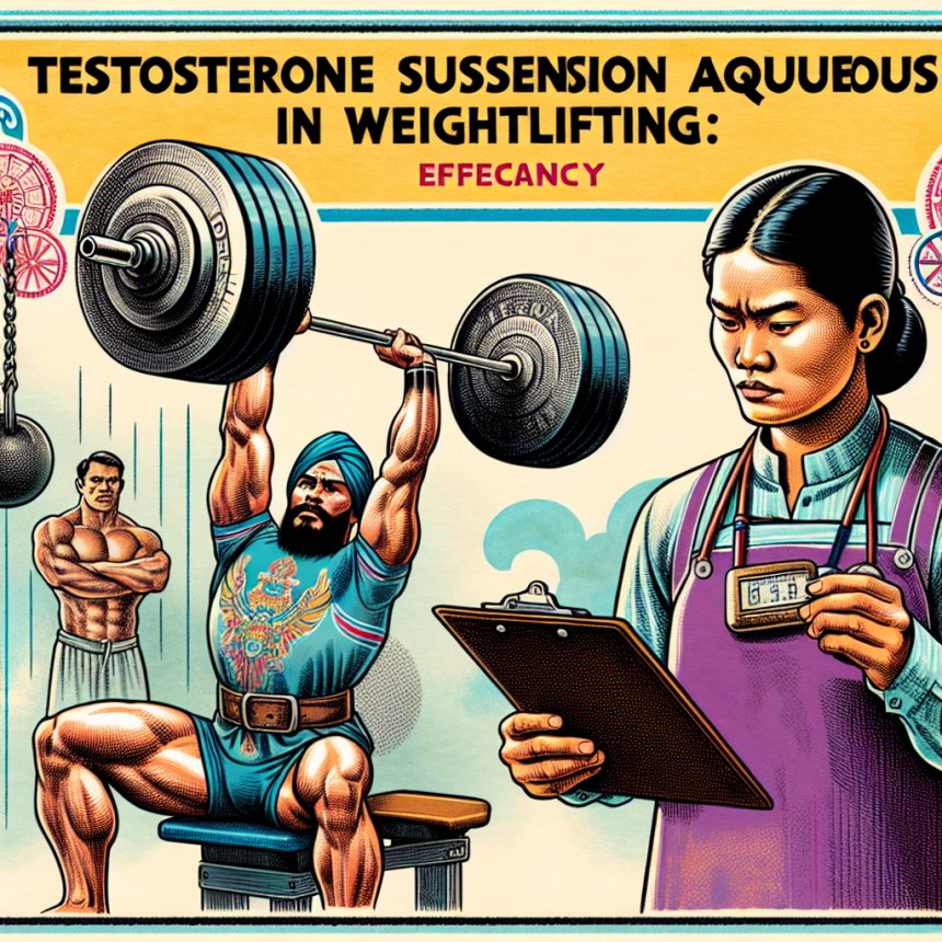 Testosterone Suspension (Aqueuse) en haltérophilie : efficacité