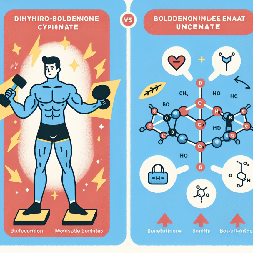 Avantages du cypionate de dihydroboldenone par rapport au boldenone undecylenate