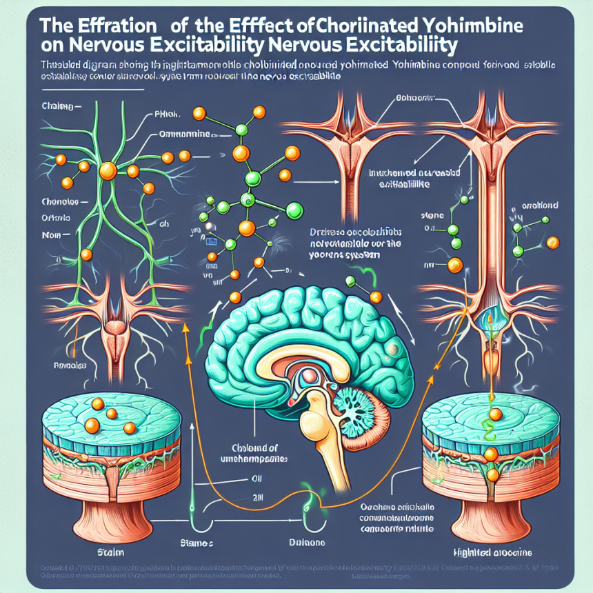 Effet de la yohimbine chlorée sur l'excitabilité nerveuse