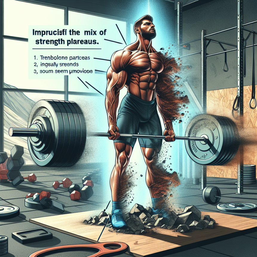 Effets du mélange de trenbolone lors de plateaux de force