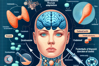 Modifications possibles de la fonction thyroïdienne sous Clomid