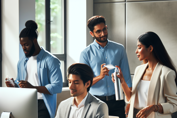 Utilisation de sprays hydratants dans les salles climatisées