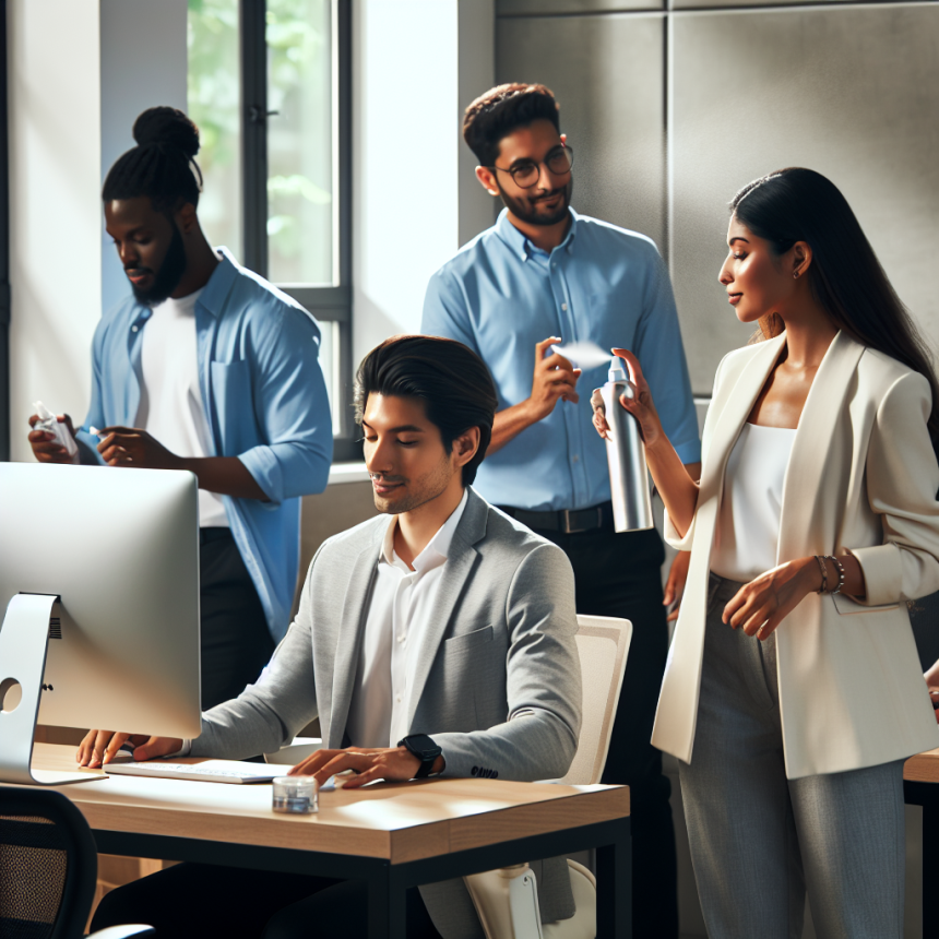 Utilisation de sprays hydratants dans les salles climatisées