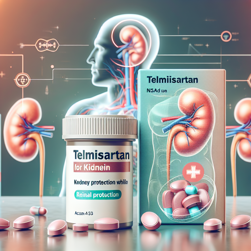 Utilisation du telmisartan pour la protection rénale lors de l'utilisation d'AINS