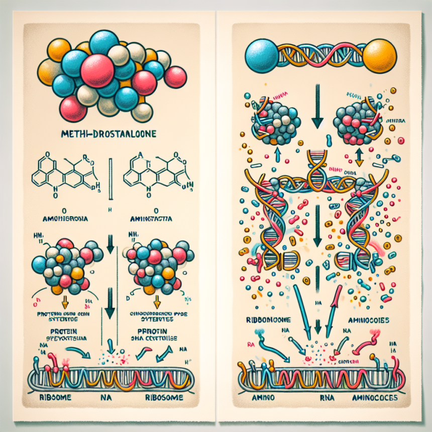 Comment la méthyldrostanolone affecte-t-elle la synthèse des protéines ?