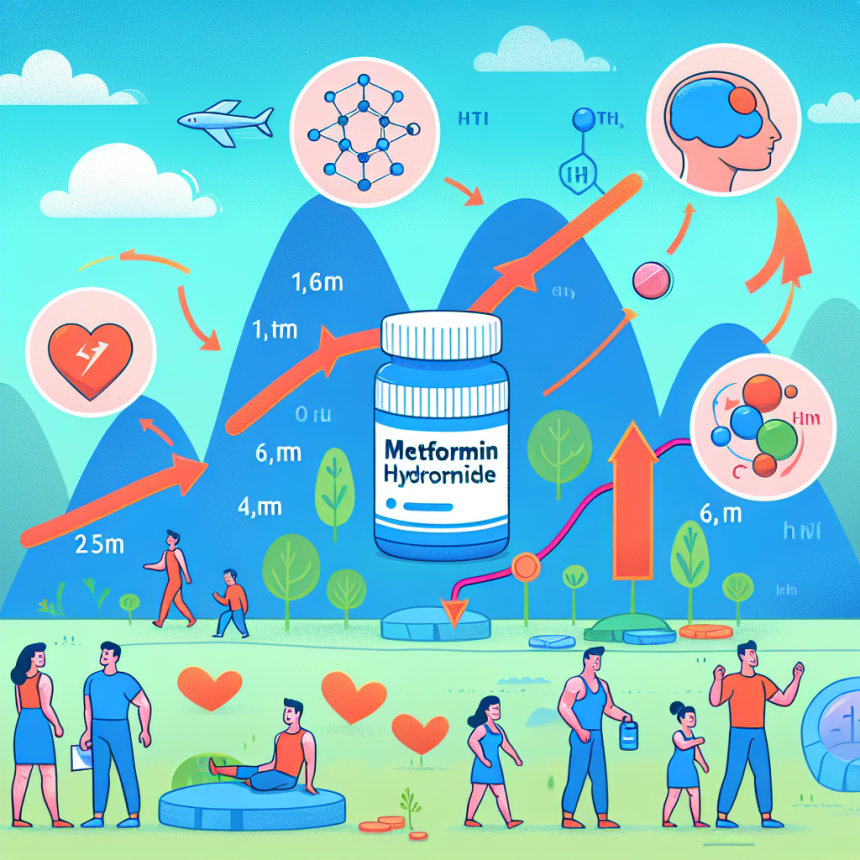 Comment le chlorhydrate de metformine affecte les taux d'hormone de croissance