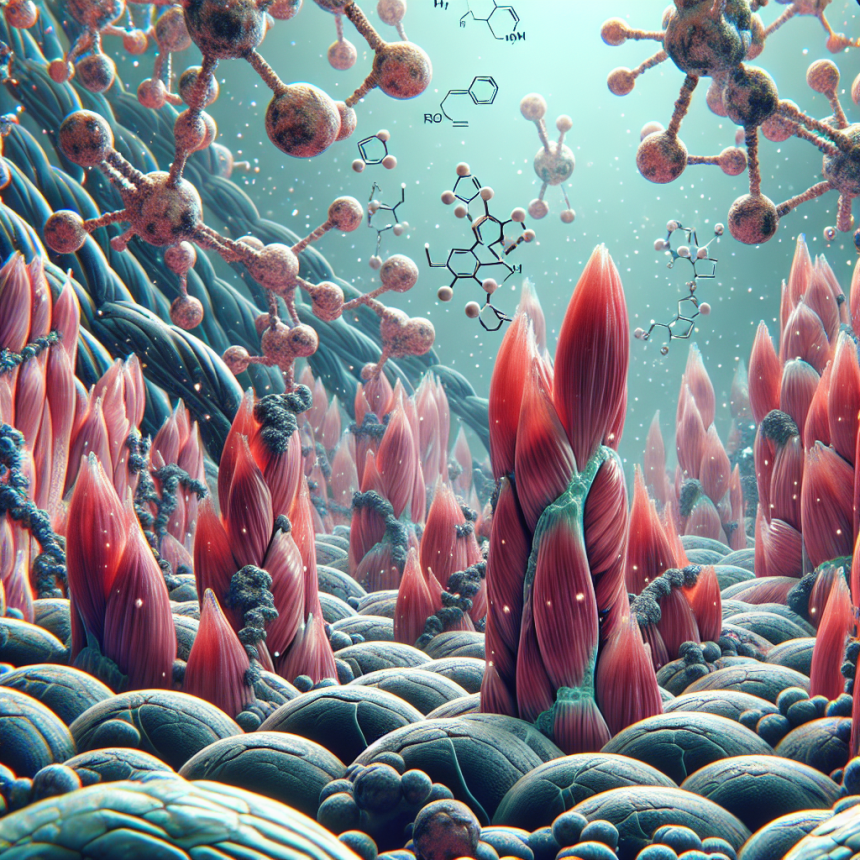 Hypertrophie des fibres musculaires sous l'influence du médicament