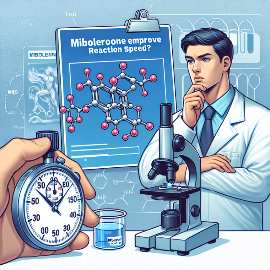 La Mibolerone améliore-t-elle la vitesse de réaction ?