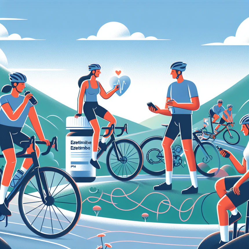 Utilisation de l'ézétimibe en cyclisme pour préserver la santé vasculaire