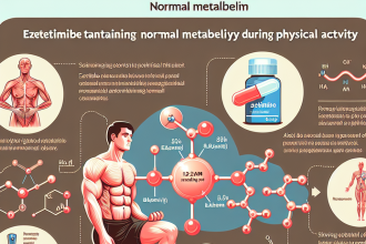 Utilisation de l'ézétimibe pour maintenir un métabolisme normal pendant l'effort