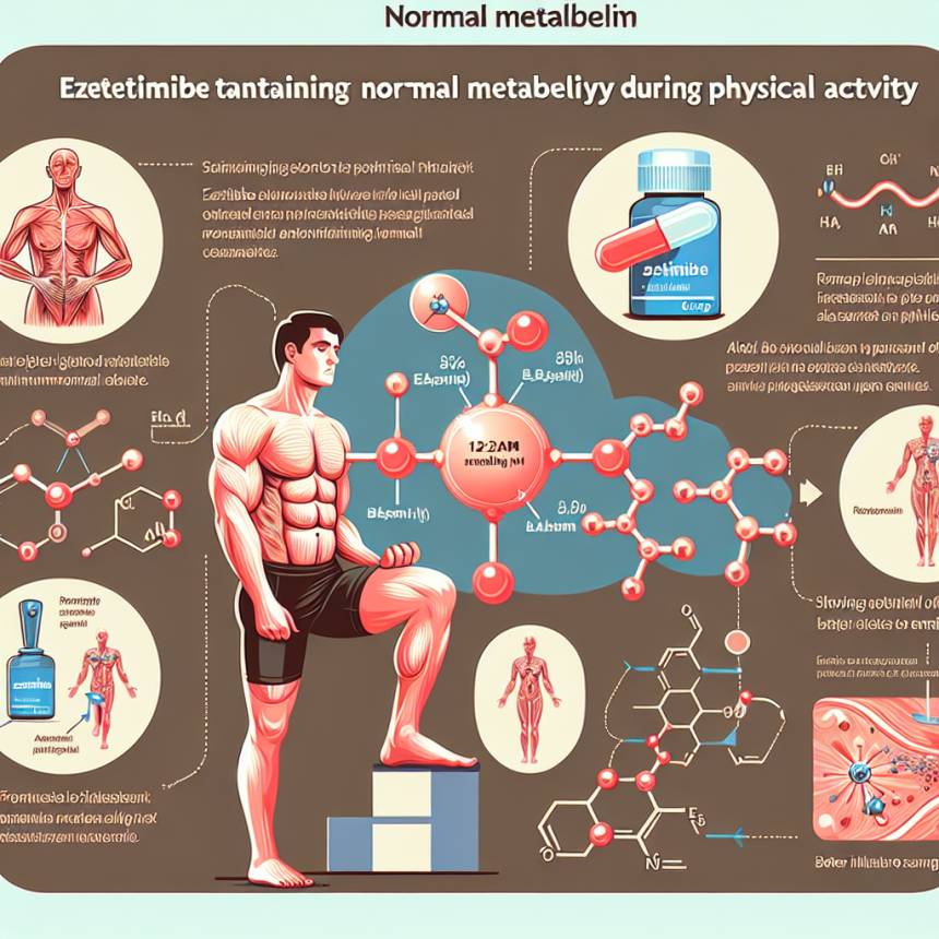 Utilisation de l'ézétimibe pour maintenir un métabolisme normal pendant l'effort