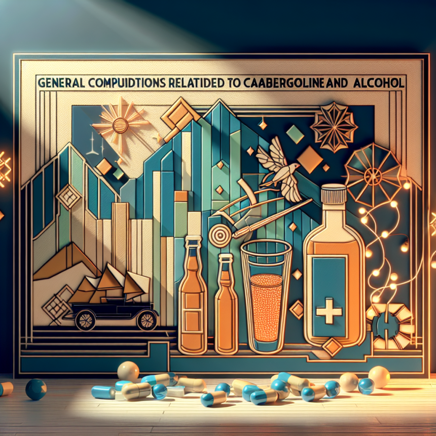 Cabergoline et alcool : précautions générales